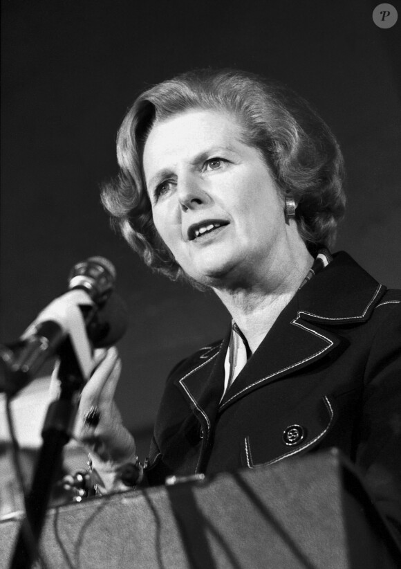 Margaret Thatcher - Conférence de presse apres avoir remporté les elections de 1979, qui la mèneront au poste de Premier Ministre.