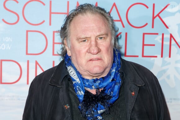 Gérard Depardieu à la première du film "he Taste of Small Things" à Berlin le 12 janvier 2023.