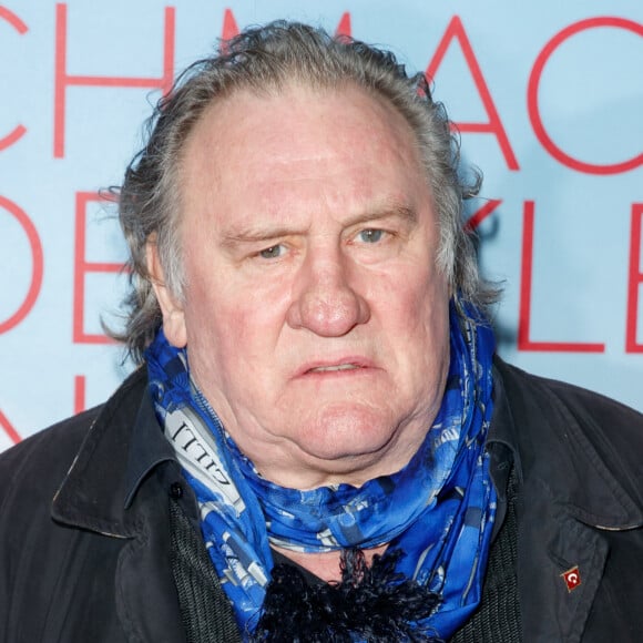 Gérard Depardieu à la première du film "he Taste of Small Things" à Berlin le 12 janvier 2023.