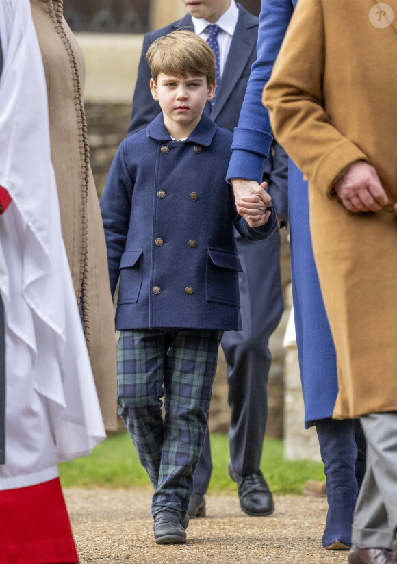 Le prince Louis de Galles à Sandringham, Norfolk.