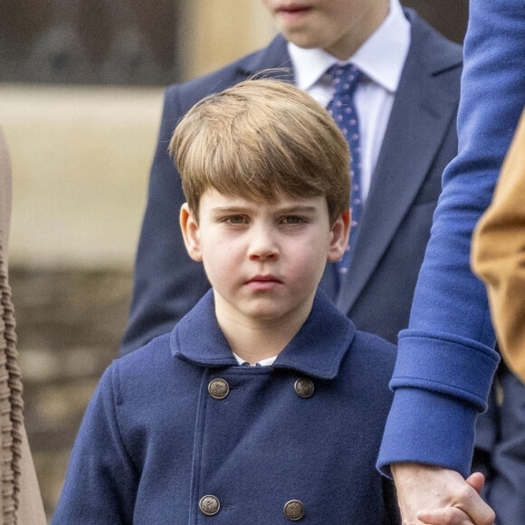 Le prince Louis de Galles à Sandringham, Norfolk.