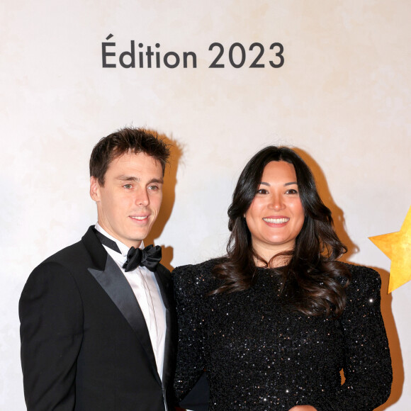 Louis Ducruet et sa femme Marie - 3ème édition du "Festival des Etoilés Monte-Carlo" face à 7 étoiles Michelin un spectacle culinaire 4 chefs étoilés à la Salle Empire de l'Hôtel de Paris Monte-Carlo à Monaco, le 11 novembre 2023. Après le succès rencontré les années précédentes, le "Festival des Etoilés Monte-Carlo" revient pour sa troisième édition ! Rendez-vous avec les dîners 4 mains et de nouvelles collaborations inédites! Découvrez les chefs invités de nos étoilés Monte-Carlo Société des Bains de Mer. En novembre, place au Gala du Festival des Etoilés Monte-Carlo qui se déroulera cette année à la Salle Empire de l'Hôtel de Paris Monte-Carlo. L'art culinaire brillera avec nos 4 chefs récompensés par le Guide Michelin - A.Ducasse, Y.Alléno, D.Lory et M.Ravin qui cuisineront face à vous pour une soirée mémorable. © Claudia Albuquerque/Bestimage 