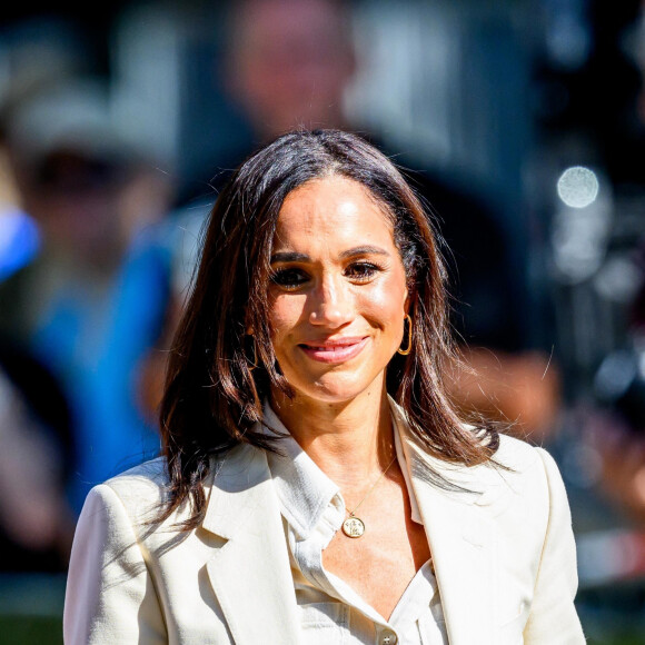 Le prince Harry, duc de Sussex et Meghan Markle, duchesse de Sussex, aux Invictus Games 2023 (Day 5) à Dusseldorf, le 15 septembre 2023. 
