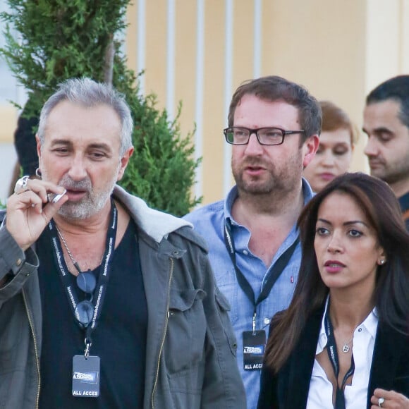Exclusif - Gérard Pullicino et sa compagne Sam lors de la 4ème édition du Festival de l'humour court à La Ciotat, le 11 octobre 2014. 