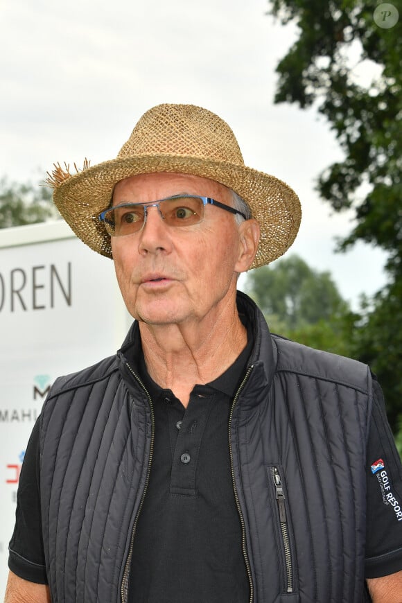 Franz Beckenbauer participe a un tournoi de golf de charité à Bad Griesbach en Allemagne le 20 juillet 2018