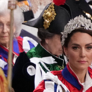 Alors pour ses 42 ans ce 9 janvier, Charles III a publié une magnifique photo de Kate lors du couronnement, posant un tendre regard sur le roi
Les invités à la cérémonie de couronnement du roi d'Angleterre à l'abbaye de Westminster de Londres Catherine (Kate) Middleton, princesse de Galles - Les invités à la cérémonie de couronnement du roi d'Angleterre à l'abbaye de Westminster de Londres, Royaume Uni, le 6 mai 2023. 