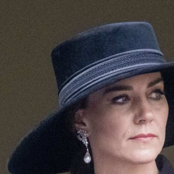 Catherine (Kate) Middleton, princesse de Galles lors du "Remembrance Sunday Service" à Londres, Royaume Uni, le 13 novembre 2022. 