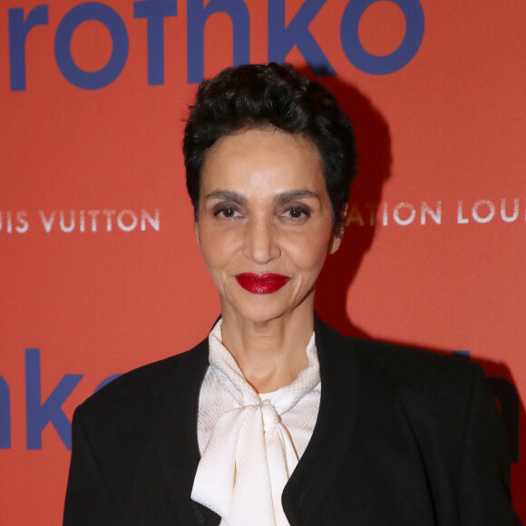 Farida Khelfa - Vernissage de l'Exposition Retrospective consacrée au peintre américain Mark Rothko à la Fondation Louis Vuitton. Paris, le 17 Octobre 2023. © Bertrand Rindoff / Bestimage