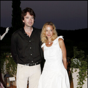 Hélène de Fougerolles et Antoine Arnault à la Dior Party, au Country Club de Saint-Tropez, le 15 juillet 2010.