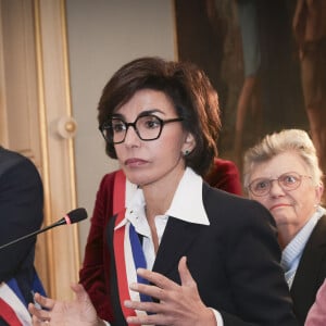 Depuis sa nomination comme ministre de la Culture, Rachida Dati multiplie les interventions
 
Rachida Dati - Voeux de Rachida Dati (Ministre de la Culture et maire du 7ème arrondissement de Paris) à la mairie du VIIème Arrondissement de Paris le 16 janvier 2024 © Jack Tribeca / Bestimage