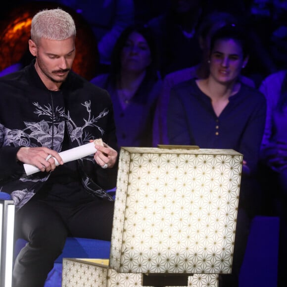 Exclusif - M. Pokora (Matt Pokora) - Enregistrement de l'émission "La boîte à secrets N°17", présentée par F.Bollaert et diffusée le 19 janvier sur France 3 © Christophe Clovis / Bestimage