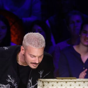 Exclusif - M. Pokora (Matt Pokora) - Enregistrement de l'émission "La boîte à secrets N°17", présentée par F.Bollaert et diffusée le 19 janvier sur France 3 © Christophe Clovis / Bestimage