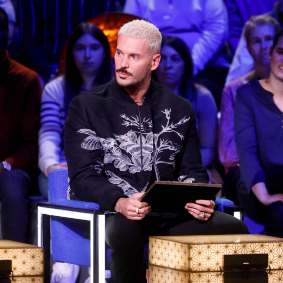 Exclusif - M. Pokora (Matt Pokora) - Enregistrement de l'émission "La boîte à secrets N°17", présentée par F.Bollaert et diffusée le 19 janvier sur France 3 © Christophe Clovis / Bestimage