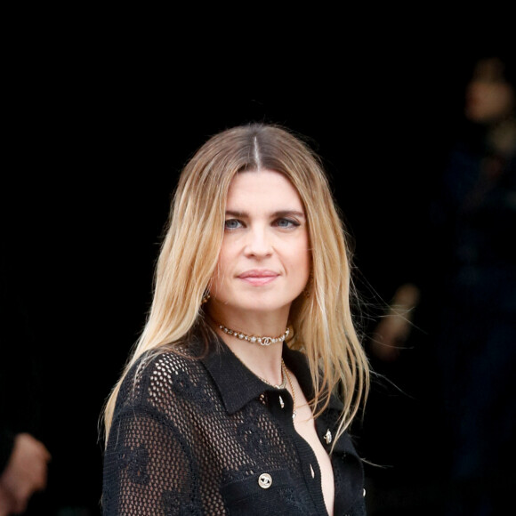Cécile Cassel - Sorties du défilé de mode Haute-Couture automne-hiver 2024-2025 "Chanel" au Grand Palais Ephémère de Paris. Le 23 janvier 2024. © Christophe Clovis / Bestimage