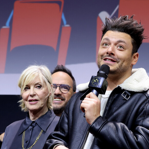 Jarry, Chantal Ladesou, Kev Adams, Firmine Richard pour le film "Maison de Retraite 2" - Cérémonie d'ouverture du 27ème Festival International du Film de Comédie de l'Alpe d'Huez le 15 Janvier 2024. © Dominique Jacovides/Bestimage