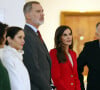 L'occasion de s'intéresser au couple.
Le roi Felipe VI et la reine Letizia d'Espagne, inaugurent l'exposition "Picasso 1906. La Grande Transformation" au musée Reine Sofía à Madrid, le 14 novembre 2023. 