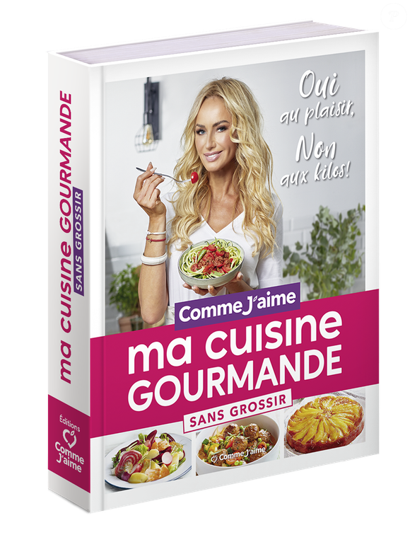 Adriana Karembeu marraine de Comme J'aime en couverture de la réédition de "Ma cuisine gourmande".