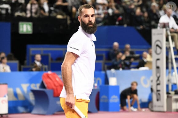 Le tennisman a eu des mots avec une personne du public
 
Benoît Paire à l'Open Sud de France de Montpellier.