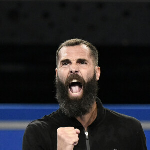 "Quoi après le match ? Qu'est-ce qu'il y a après le match ? Tu te prends pour qui pour me parler comme ça ?", se fâche-t-il
 
Benoît Paire à l'Open Sud de France de Montpellier.