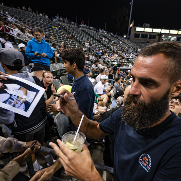 Benoit Paire - Tournoi UTS de Tennis - Los Angeles le 22 juillet 2023.