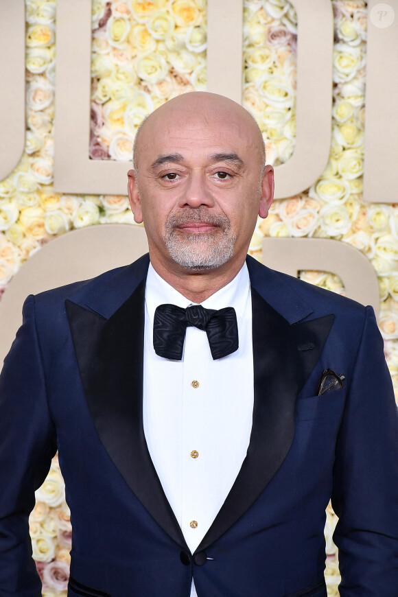 Christian Louboutin, Photocall de la 81ème cérémonie des Golden Globes au Beverly Hilton à Los Angeles le 7 janvier 2024. © C Flanigan/imageSPACE via ZUMA Press Wire / Bestimage 