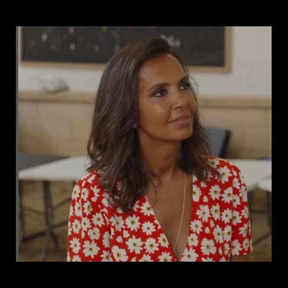 Karine Le Marchand dans l'émission "L'amour est dans le pré".