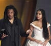 Elle a fait grande sensation sur la scène de la Crypto.com Arena de Los Angeles.
Jay-Z et sa fille Blue Ivy - 66e cérémonie des Grammy Awards à la Crypto.com Arena de Los Angeles. @ Robert Hanashiro-USA Today/SPUS/ABACAPRESS.COM