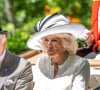 Un photographe de The Sun a d'ailleurs fait une confession la concernant. Et camilla est bien plus forte qu'on ne le pense 
Le roi Charles III d'Angleterre et Camilla Parker Bowles, reine consort d'Angleterre, au meeting hippique Royal Ascot à Ascot, le 23 juin 2023. 