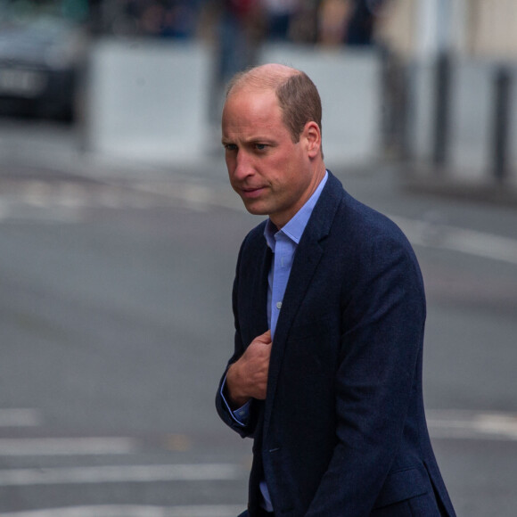 Le prince William, prince de Galles, arrive au plus grand centre européen de technologie climatique à l'espace de coworking Sustainable Ventures à Londres, Royaume Uni, le 5 octobre 2023. © Tayfun Salci/ZUMA Press/Bestimage 