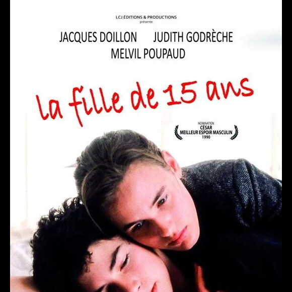 Affiche du film "La Fille de 15 ans" de Jacques Doillon avec Judith Godrèche
