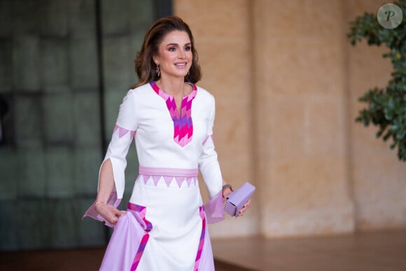La reine Rania de Jordanie lors de la célébration du 76ème anniversaire de la fête de l'indépendance de la Jordanie à Amman, Jordanie, le 25 mai 2022. © Dana Press/Bestimage 