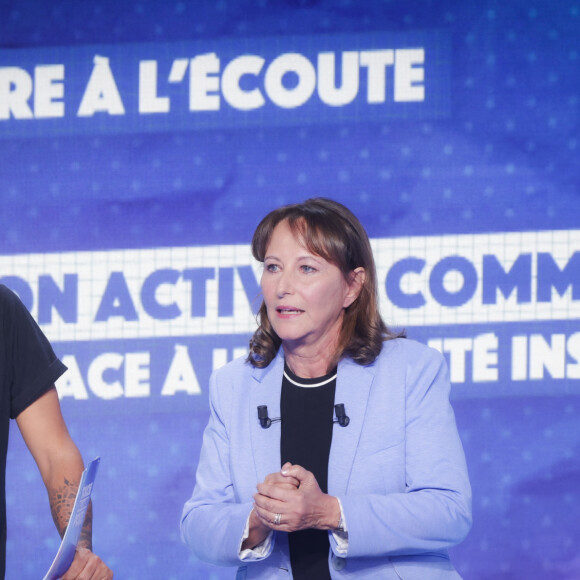 Exclusif - Cyril Hanouna, Ségolène Royal - Enregistrement de l'émission "TPMP (Touche Pas à Mon Poste)", présentée par C.Hanouna et diffusée en direct sur C8 le 14 septembre 2023 © Jack Tribeca / Bestimage 