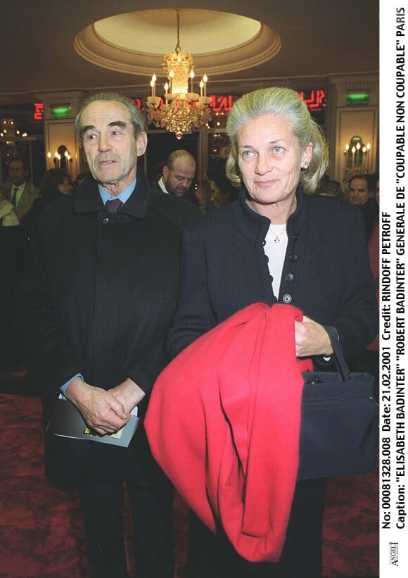 Archives : Robert Badinter et sa femme Elisabeth
