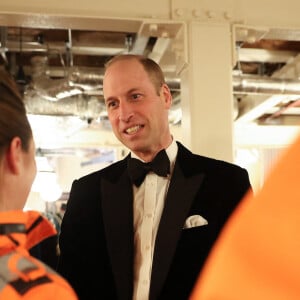 Le prince William, prince de Galles participe au dîner de gala caritatif " London's Air Ambulance " au Raffles London à Londres, Royaume Uni, le 7 février 2024. 