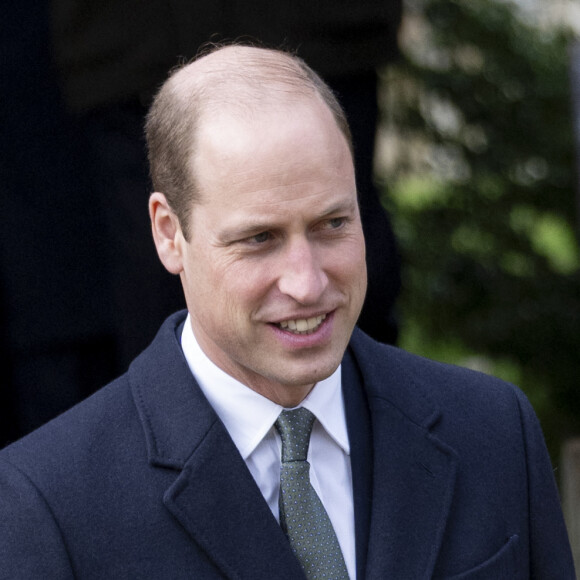 Le prince William, prince de Galles, la princesse Charlotte de Galles - Les membres de la famille royale britannique lors de la messe du matin de Noël en l'église St-Mary Magdalene à Sandringham, le 25 décembre 2023.