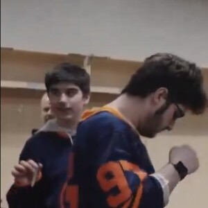 Céline Dion et ses trois fils ont assisté à un match de hockey. @ Edmonton Oilers / Twitter