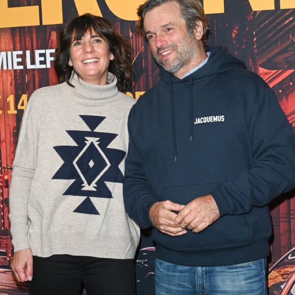 Estelle Denis et son compagnon Marc Thiercelin - Avant-première du film "Mon héroïne" au cinéma UGC Normandie à Paris le 12 décembre 2022. © Coadic Guirec/Bestimage