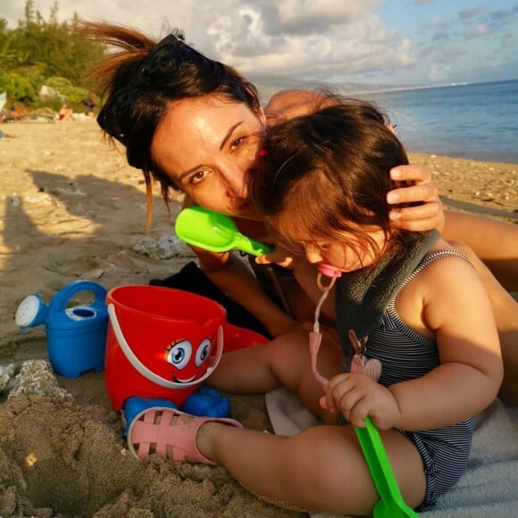 Fabienne Carat avec sa fille Céleste