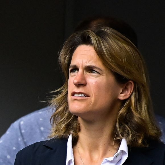 Amelie Mauresmo ( directrice roland garros ) lors de la finale simple dames (jour 14) aux Internationaux de France de tennis de Roland Garros à Paris, France, le 4 juin 2022. Iga Swiatek remporte son deuxième Roland-Garros (6-1, 6-3). © Federico Pestellini/Panoramic/Bestimage 