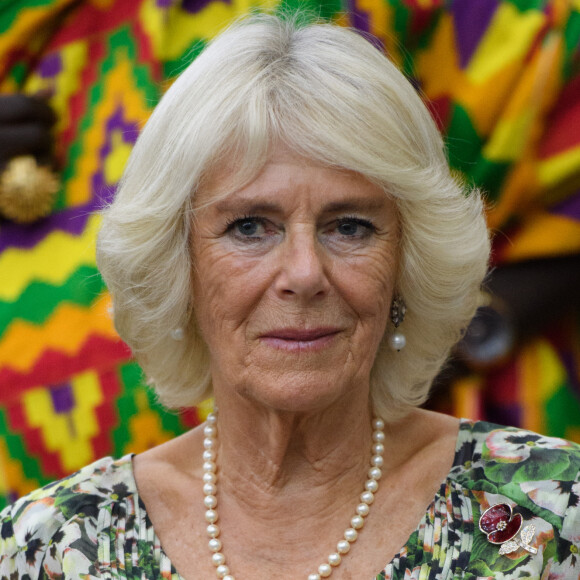 Camilla a passé la Saint Valentin sans Charles
Camilla Parker Bowles, duchesse de Cornouailles, lors d'une visite au centre culturel national de Kumasi, à l'occasion de son voyage au Ghana