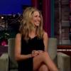 Jennifer Aniston dans l'émission Late show with David Letterman