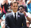 Tom White aurait des airs du tennisman Roger Federer
Roger Federer - Les légendes du tennis fêtent le 100 ème anniversaire du Centre Court du tournoi de Wimbledon, en marge du championnat. Londres.