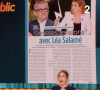Christophe Dechavanne et Léa Salamé dans l'émission "Quelle Époque", 24 février 2023.