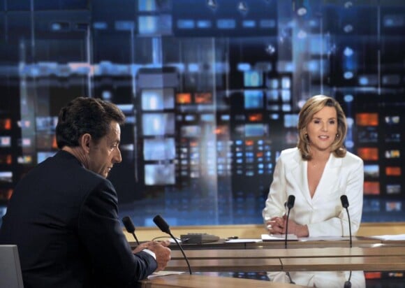 Laurence Ferrari interview le Président de la République, Nicolas Sarkozy