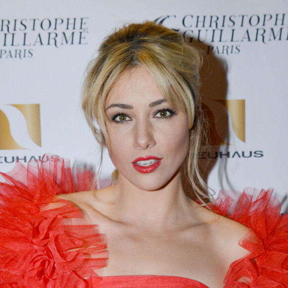 Delphine Wespiser (Miss France 2012) au défilé de mode Christophe Guillarmé collection femme automne/hiver 2024-2025 au Balajo à Paris le 28 février 2024. © Rachid Bellak / Bestimage 