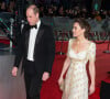 Renee Salt, 94 ans, qui racontait son expérience dans un camp de concentration au prince William, lui a donc glissé quelques mots à propos de sa femme.
Le prince William et Kate Middleton - 73e cérémonie des British Academy Film Awards (BAFTA) au Royal Albert Hall à Londres, le 2 février 2020.