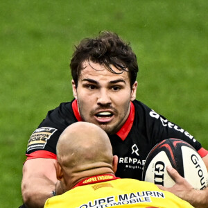 Antoine Dupont (st) Match de rugby du Top14 opposant le Stade Toulousain Rugby (Toulouse) and USA Perpignan (43-34)au stade Ernest-Wallon stadium à Toulouse, France, le 11 novembre 2023. © Thierry Breton/Panoramic/Bestimage