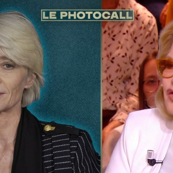 Sylvie Vartan parle de son amitié avec Françoise Hardy sur le plateau de "Quelle époque !" sur France 2 le 2 mars 2024.