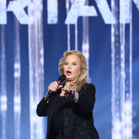 Exclusif - Sylvie Vartan est l'invitée de l'émission Domenica In à Milan le 25 février 2024. 