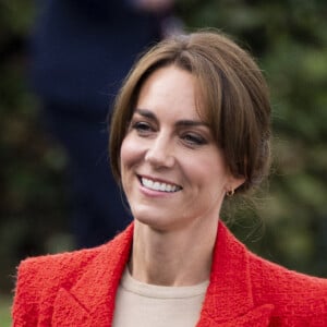 Catherine (Kate) Middleton, princesse de Galles se rend au centre éducatif Orchards de Milton Regis à Sittingbourne le 27 septembre 2023. 